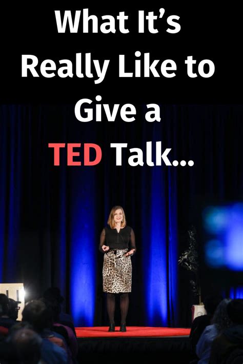 What Its Really Like To Give A Ted Talk Stephanie Manka Phd