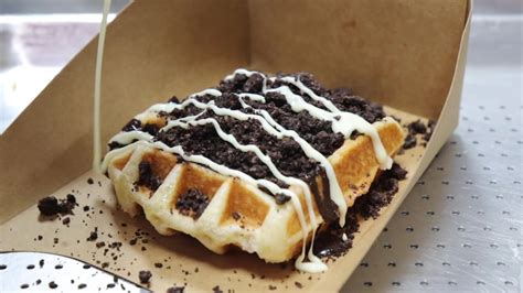 Pop Goes The Waffle Food Truck Opens First Caf In Gulfport Youtube