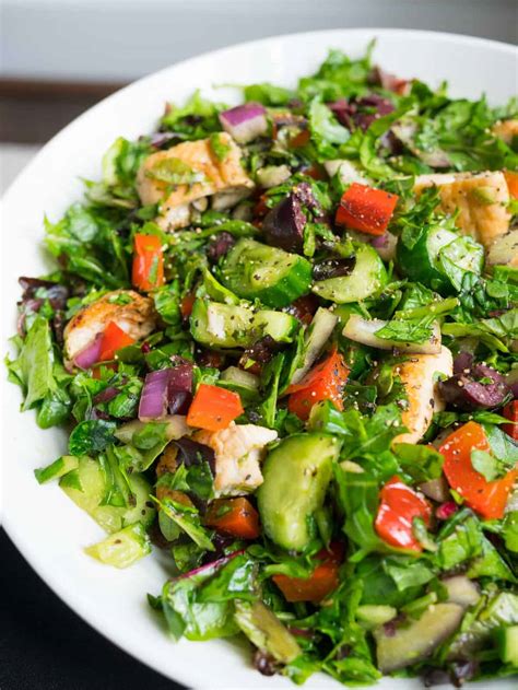 Quick Basic Chopped Salad - Easy Salad Recipe with Lots of Flavor