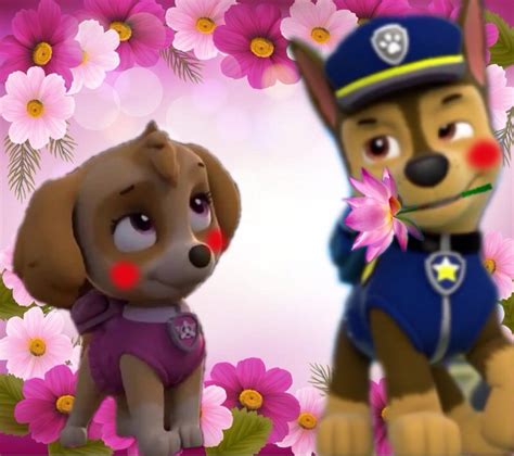 Paw Patrol Wolf Chase And Skye