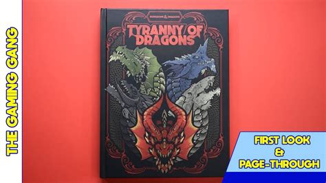 Dungeons And Dragons Tyranny Of Dragons First Look And Page Through