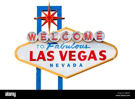 Las Vegas Sign Nevada Cut Out Stock Images And Pictures Alamy