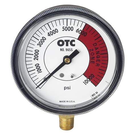 Otc 9655 0 6000 Psi Pressure Gauge