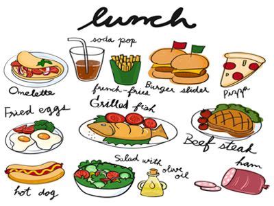 A week of healthy meal plans. Free Vectors: Breakfast, Lunch, Dinner | Vector free ...