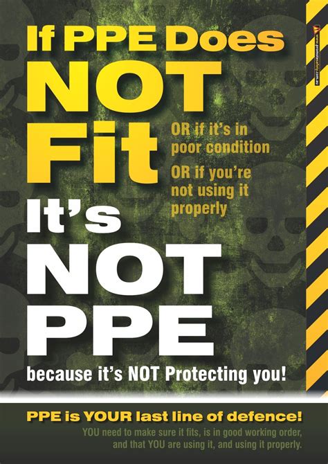 A3 Size Workplace Safety Poster Reminding Workers Of The Need To Ensure