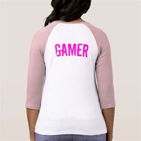 Girl Gamer T Shirt With Controller Zazzle