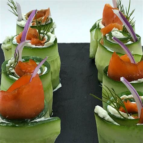 Smoked Salmon Cucumber Rolls The Endless Appetite
