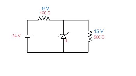 Project 22 Breadboarded Zener Diode Voltage Regulator Circuit Wiring