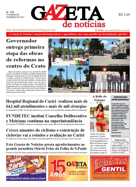 Gazeta de Notícias NOVA EDIÇÃO GAZETA DE NOTICIAS