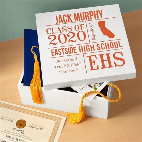 All About The Graduate Keepsake Box Personalized Graduation Ts