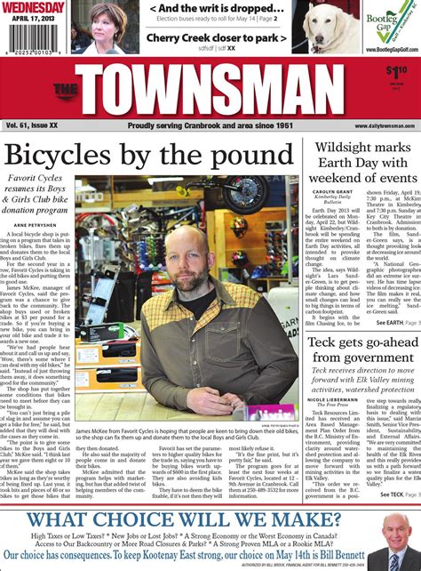 Cranbrook Daily Townsman April By Black Press Media Group Issuu