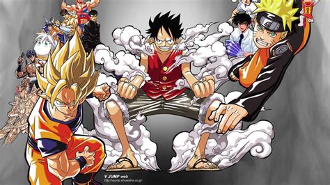 Dragonball One Piece Naruto Wallpaper Anime Wallpaper Hd