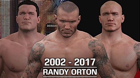 Wwe 2k17 The Evolution Of Randy Orton 2002 2017 Youtube