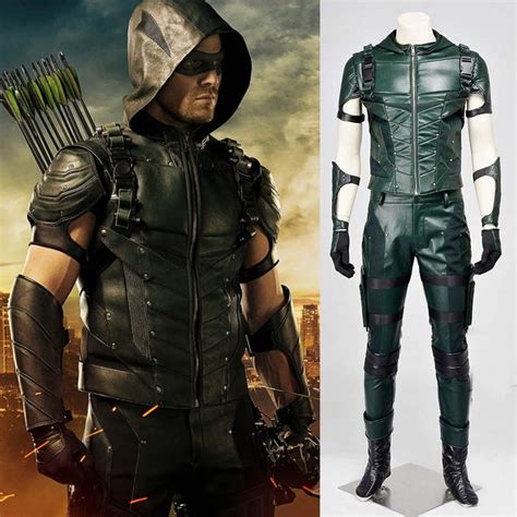 Green Arrow Season 4 Oliver Queen Cosplay Hoodie Costume Outfit Green
