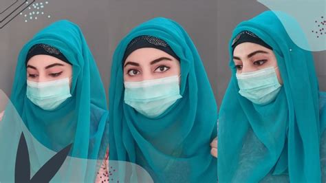 How To Wear Hijab With Mask Tutorial L Style With Hijab L Hijab Expert