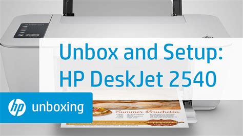 Unboxing And Setting Up The HP Deskjet All In One Printer YouTube