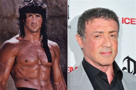 Rambosly Stars Then And Now Celebrities Then And Now Sylvester Stallone