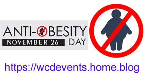 Anti Obesity Day World Celebration Days