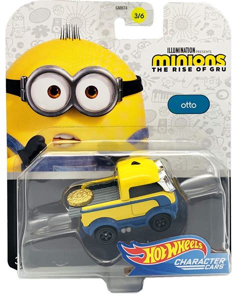 Buy Hot Wheels 1 64 Minions The Rise Of Gru Character Car Otto 3 6