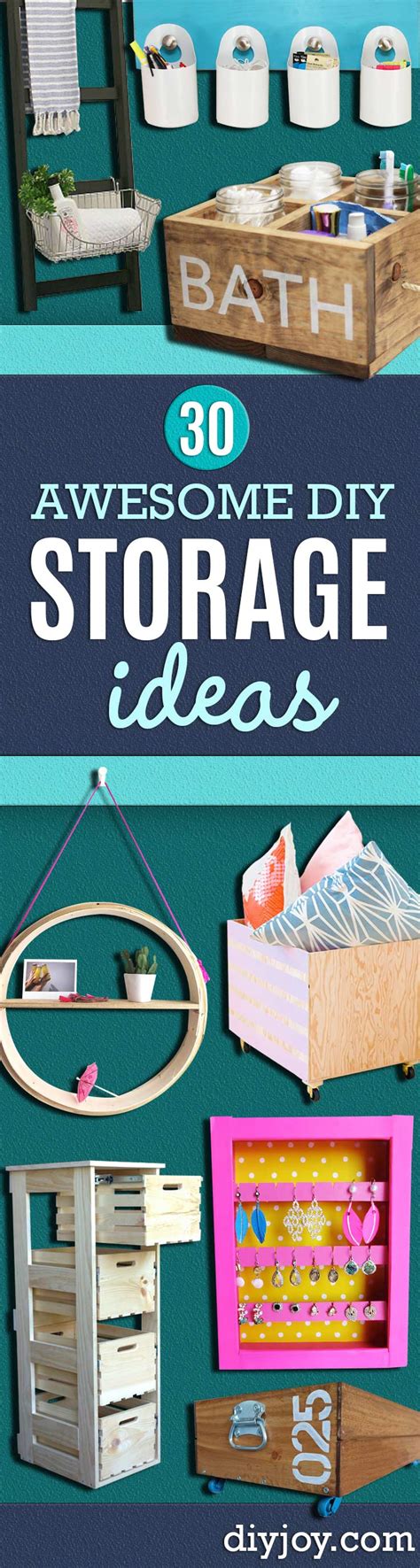 30 Awesome Diy Storage Ideas Diy Joy