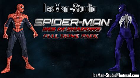 Iceman Studio Spider Man Web Of Shadows Full Skins Pack