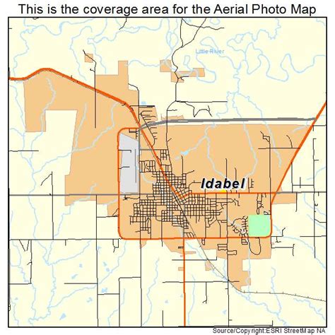 Aerial Photography Map Of Idabel Ok Oklahoma