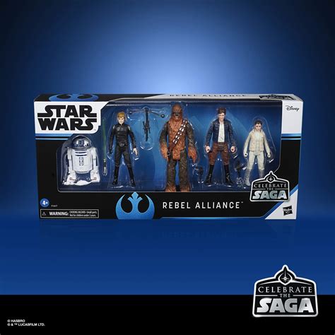 Star Wars Celebrate The Saga Toys Rebel Alliance Figure Set 3 75 Inch