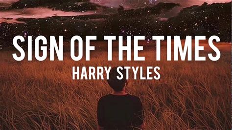 harry styles sign of the times lyrics youtube