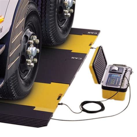 Vibration Resistant Truck Axle Scales Wheel Loader Platform Portable