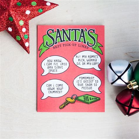 Funny Christmas Card Santas Best Pick Up Lines Best Pick Up Lines