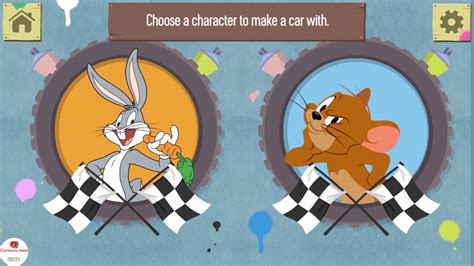 Tom And Jerry Make And Race Movie Game Jerry Vs Bugs Bunny Youtube