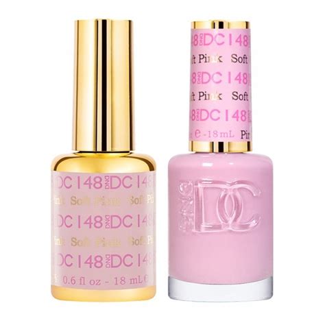 DND DC Duo Gel Nail Polish Set Soft Pink 148 2x15ml Nail Polish