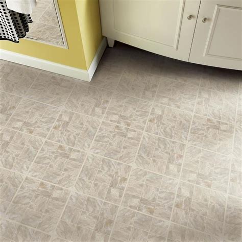 Armstrong Flooring Sand 12 In X 12 In Water Resistant Peel And Stick Vinyl Tile 45 Sq Ft In