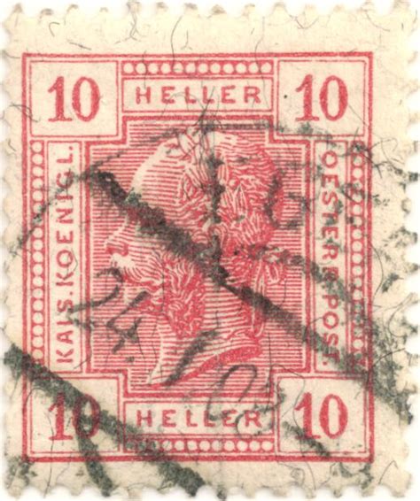 Emperor And King Franz Joseph I Austria Hungary Oesterreich Stamp