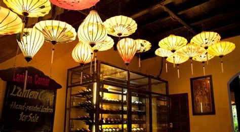 Beautiful Lanterns On The Ceiling Paper Lamp Pop Up Restaurant