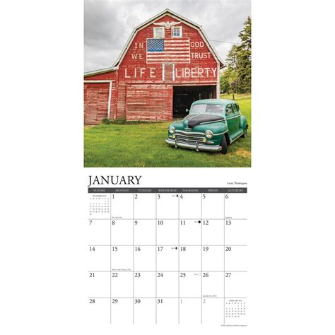 Farms And Barns 2024 Wall Calendar