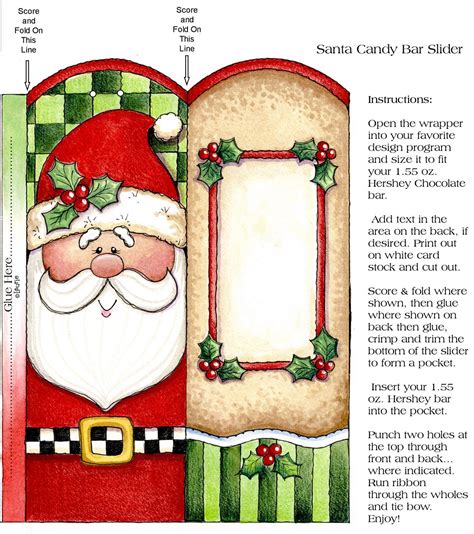 Free Printable Christmas Candy Bar Wrappers