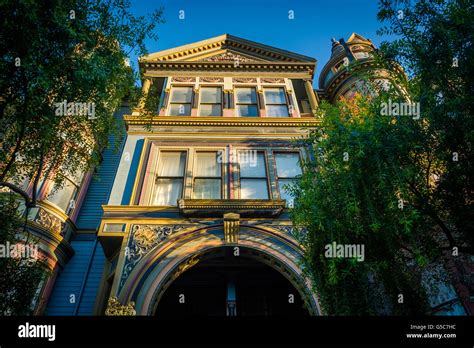 Victorian Houses In San Francisco California Stock Photo Alamy