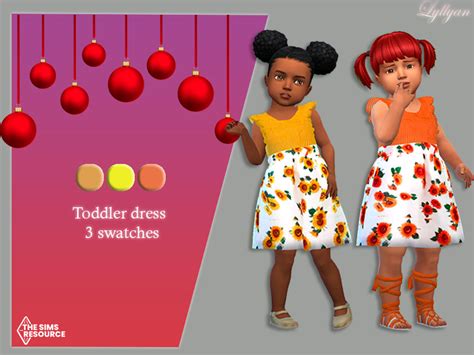The Sims Resource Toddler Dress Rayca