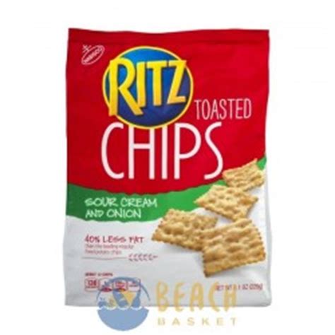 Find deals on products in snack food on amazon. Nabisco Ritz Toasted Chips Sour Cream And Onion - Beach ...