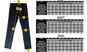 Ruffneck Jeans Size Chart