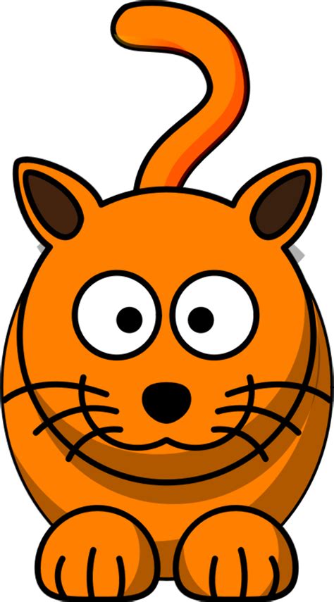 Download High Quality Cat Clipart Cute Orange Transparent Png Images