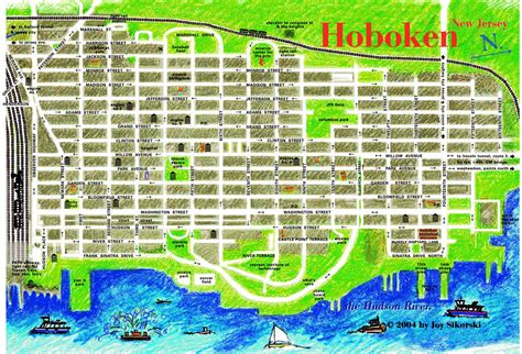 Map Ofhoboken Walking Tour Map Hoboken