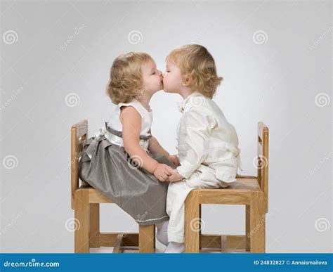 Two Baby Kiss Image Baby Viewer