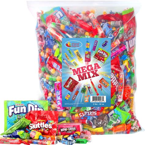 Buy Assorted Candy Party Mix 2 Lb Bulk Bag Holiday Candy Bulk Fun Size Skittles Top Box