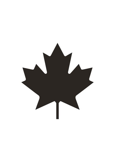 Download Canada Leaf Free SVG File - SvgHeart.com