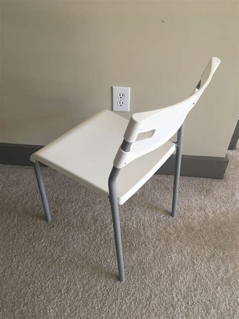 Here's my version of a valet chair from an old ikea malm nightstand, which. IKEA White Chair