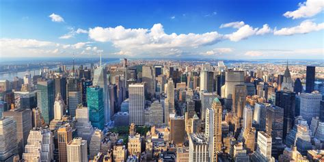 Manhattan Summer Building New York City Wallpapers Hd Desktop And