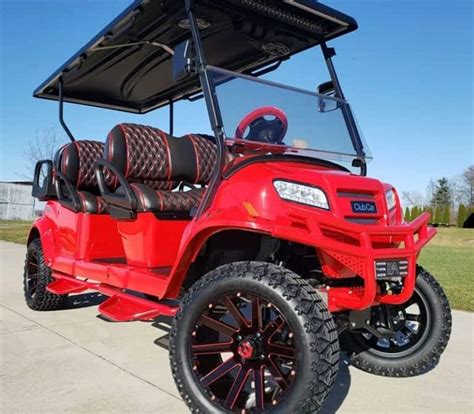The Hottest Red Golf Cart Gallery Custom Red Golf Carts