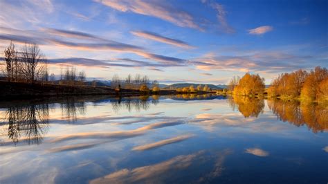 Sky Landscape New Zealand Lake Reflection Wallpapers